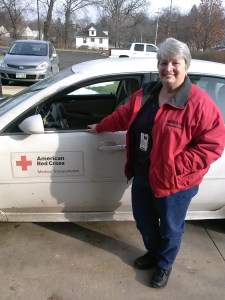 Bunny Perren volunteers as a driver for the Transportation Program with the Summit and Portage Counties Chapter.