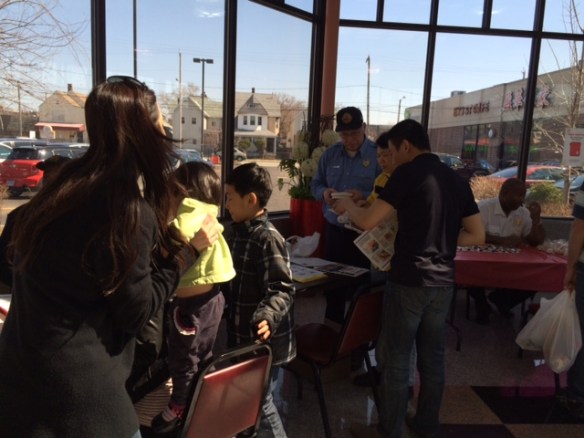 Bilingual presenters were on hand to speak about fire safety in both Chinese and English at Saturday's event.