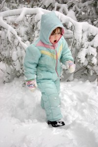 Wear layers of lightweight clothing to stay warm. Gloves and a hat will help prevent losing body heat.