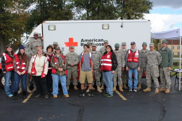 Red Cross and OANG Volunteers in Lorain