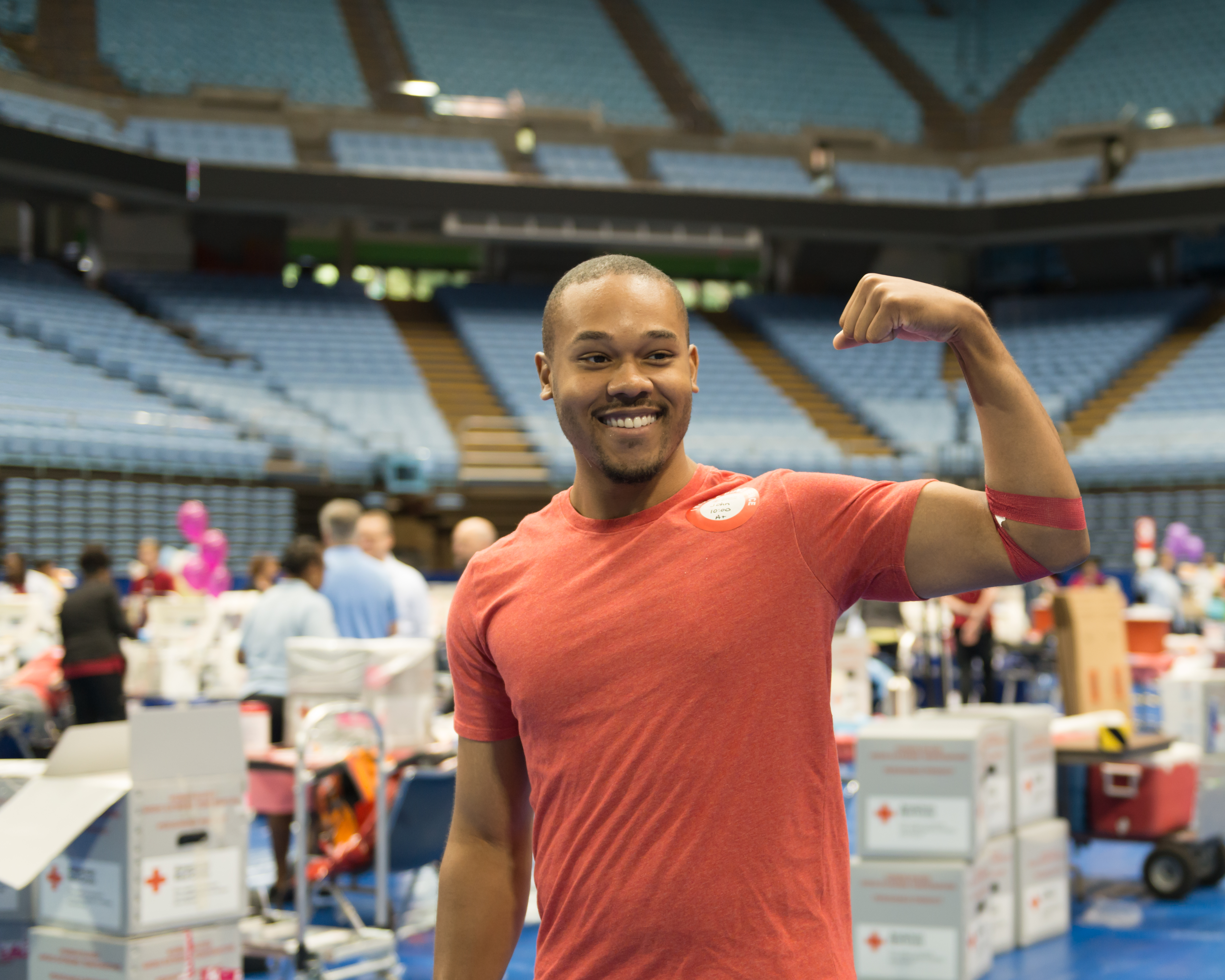 Blood Donation at the University of North Carolina Chapel Hill Megadrive 2017