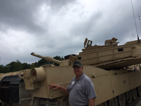 Jim Buccini- tank at 145 family day